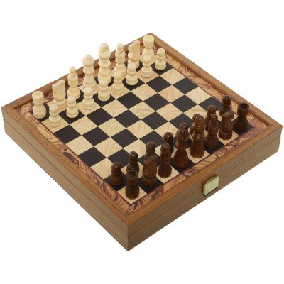 Manopoulos Šachy a Vrhcáby tradiční, souprava 2v1, 27x27 cm – Hledejceny.cz