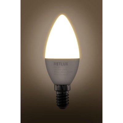 Retlux REL 34 LED C37 2x5W E14 WW