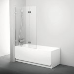 Ravak BVS2-100 L vanová zástěna 1000 x 1500 mm dvoudílná, transparent 7ULA0A00Z1 – Sleviste.cz