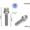 Kolové šrouby a matice Kolový šroub M12x1,5x43 kulový R12, klíč 17, S17A43R12F, výška 67 mm