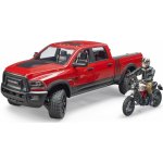 Bruder 2502 Terénní auto RAM + motocykl Scrambler Ducati Desert Sled s figurkou 1:16 – Zboží Mobilmania