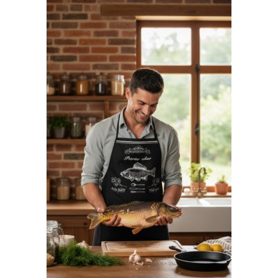 Forbyt Zástěra Barbecue Time černá – Zboží Dáma