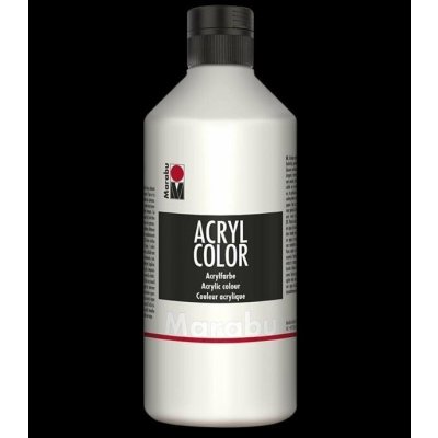 Akrylová barva Marabu Acryl Color 500 ml 070 bílá – Hledejceny.cz