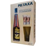 Metaxa 5* 38% 0,7 l (dárkové balení 2 sklenice) – Hledejceny.cz