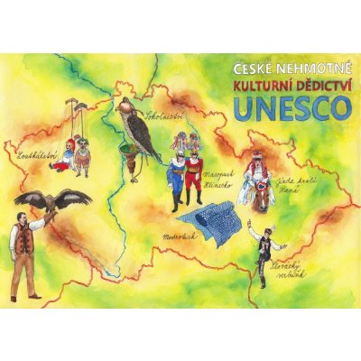 Pepa Vaníček, České nehmotné kulturní dědictví UNESCO, vodové barvy, 30 x 21 cm – Zboží Mobilmania