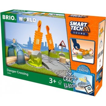 Brio World Smart Tech Sound Železniční přejezd