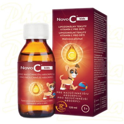 Novo C Kids lipozomální tekutý vit.C 120 ml – Hledejceny.cz