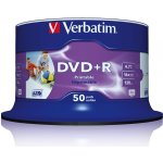 Verbatim DVD+R 4,7GB 16x, Advanced AZO+ printable, cakebox, 50ks (43512) – Zbozi.Blesk.cz