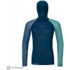 Dámské sportovní tričko Ortovox 120 Competition Light Hoody W petrol blue