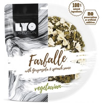 LyoFood Těstoviny s gorgonzolou a špenátem 94 g