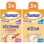 Sunar cereální kaše 2 druhy 6 x 210 g – Zboží Dáma