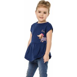 Winkiki Kids Wear dívčí tunika Mon Amour navy