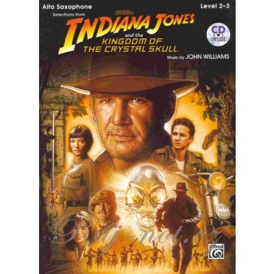 INDIANA JONES & THE KINGDOM OF THE CRYSTAL SKULL + CD / altový saxofon – Zboží Mobilmania