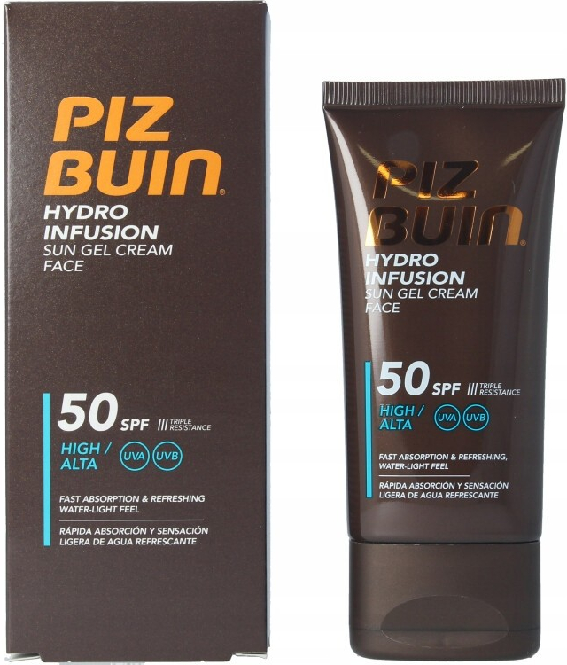 Piz Buin Hydro Infusion hydratační opalovací krém na obličej SPF50 50 ml