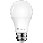 EZVIZ LB1 E27 8W bílá LED žárovka , E27, A60, 8W, 230V, 806lm, 2700K, teplá bílá, stmívatelná, Wi-Fi, bílá – Zboží Živě
