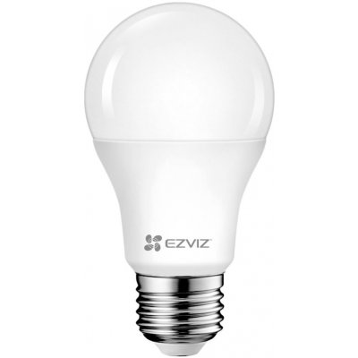 EZVIZ LB1 E27 8W bílá LED žárovka , E27, A60, 8W, 230V, 806lm, 2700K, teplá bílá, stmívatelná, Wi-Fi, bílá – Zboží Živě