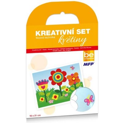 MFP 1041951 kreativní set Květiny filcová technika 16x21cm – Zbozi.Blesk.cz