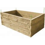 Barigadi Vyvýšený záhon betonový 200x100 x 75 cm, dřevo, pískovec – Hledejceny.cz