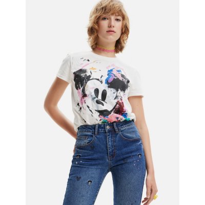 Desigual Mickey Crash Bílá