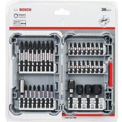 Bosch Sada 36 kusů Pick and Click nástrčných klíčů a šroubovacích bitů Impact Control 2607017568 – Zbozi.Blesk.cz