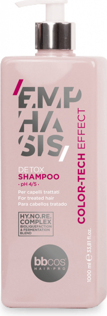 BBcos Emphasis Color Tech Detox Shampoo 1000 ml