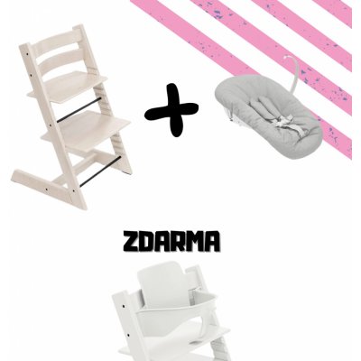 Stokke Tripp Trapp bílá wash – Zboží Mobilmania