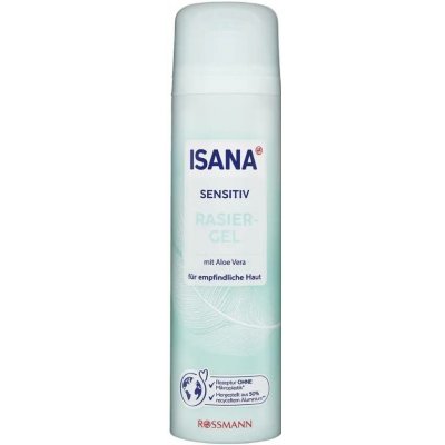 ISANA Men Gel na holení Sensitive 200 ml – Zboží Dáma