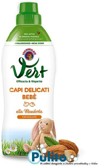 Chante Clair Vert Eco Capi Delicati Bebé Alla Mandorla dětský prací  prostředek 750 ml od 78 Kč - Heureka.cz