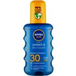 Nivea Sun Protect&Dry Touch Neviditelný sprej na opalování OF30 200 ml – Zboží Dáma