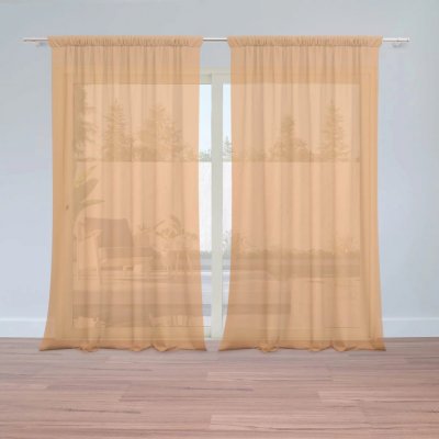 Záclony Mandarinková: 2 ks - 150x250 cm - Sablio – Hledejceny.cz