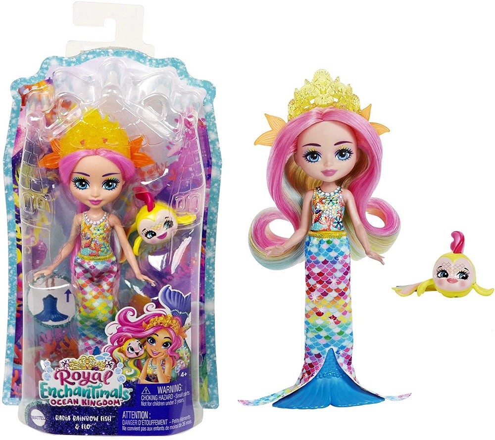 Mattel Enchantimals Royal Enchantimals Radia Rainbow-Fish