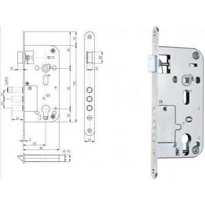 HOBES K114 P-L Zn 80/90 22mm 1549268034010 – Hledejceny.cz