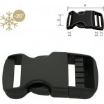 Pro Háčkování Spona trojzubec 30 mm mrazuvzdorný černý Počet: 10 ks – Zboží Mobilmania