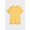Pánské Tričko Gant tričko SLIM SHIELD SS T-SHIRT žlutá