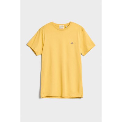 Gant tričko SLIM SHIELD SS T-SHIRT žlutá