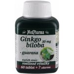 MedPharma Ginkgo biloba 30 mg Guarana 67 tablet – Hledejceny.cz