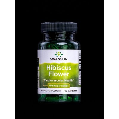 Swanson Hibiscus Flower 400 mg 60 kapslí – Hledejceny.cz