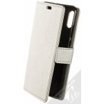 Pouzdro 1Mcz Horizon-1H Book flipové Honor 10 Lite, Huawei P Smart 2019 stříbrné – Zboží Mobilmania