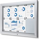 Jansen Display Venkovní uzamykatelná informační vitrína 8 x A4 – Zboží Živě