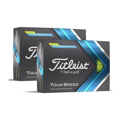 Titleist Tour Speed Žlutá 24 ks – Zboží Mobilmania