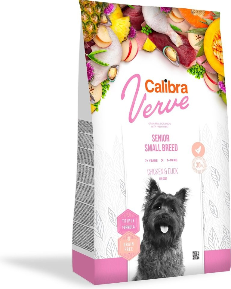 Calibra Dog Verve GF Senior Small Chicken&Duck 1,2 kg