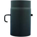 Kovoblesk Trubka kouřová s klapkou 150mm / 0,25m, tl. 1,5mm 3011428 – Zboží Mobilmania