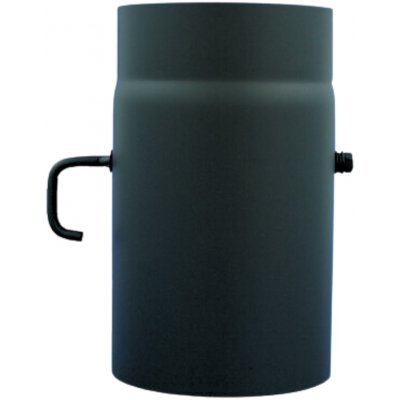 Kovoblesk Trubka kouřová s klapkou 150mm / 0,25m, tl. 1,5mm 3011428 – Zboží Mobilmania