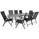 Rauman Zahradní sestava Rosalio - 8 míst, černá – Zboží Dáma