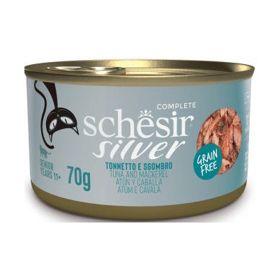 Schesir Cat Senior Wholefood tuňák makrela 70 g – Zboží Mobilmania