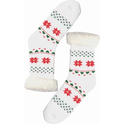 Pesail Alpaca Thermo ponožky s chlupem FK8203 bílá – Zboží Dáma
