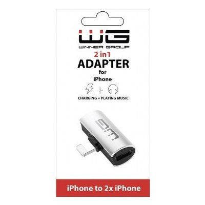 Winner Mini adapter Lightning (m) to Lightning 2x (f) (Černo-šedá) 8591194096686 – Sleviste.cz