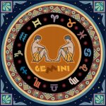 Norimpex Diamantové malování 7D obrázek Znamení Blíženci 30 x 30 cm – Zboží Mobilmania