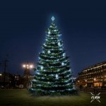 DECOLED, DLED TFS4027 LED světelná sada na stromy vysoké 12-14m, ledová bílá s Flash, dekory EFD15S2 – Hledejceny.cz