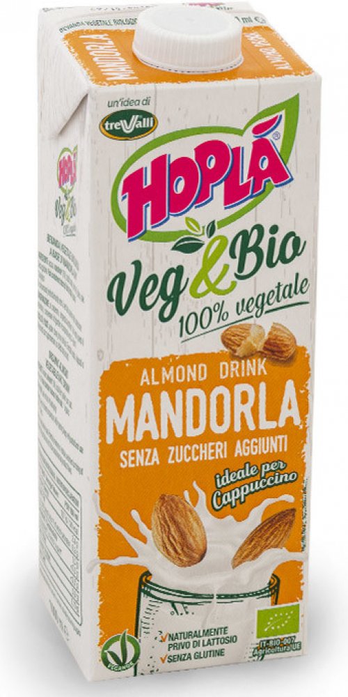 Hopla Bio Mandlové mléko neslazené 1000 ml | Srovnanicen.cz